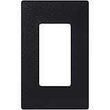 Lutron Claro 1 Gang Decorator Wallplate, SC-1-MN, Midnight