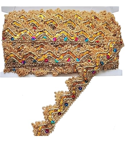 1 Yard Vibrant Crochet Lace Trim Ribbon Floral Pattern In - Canada