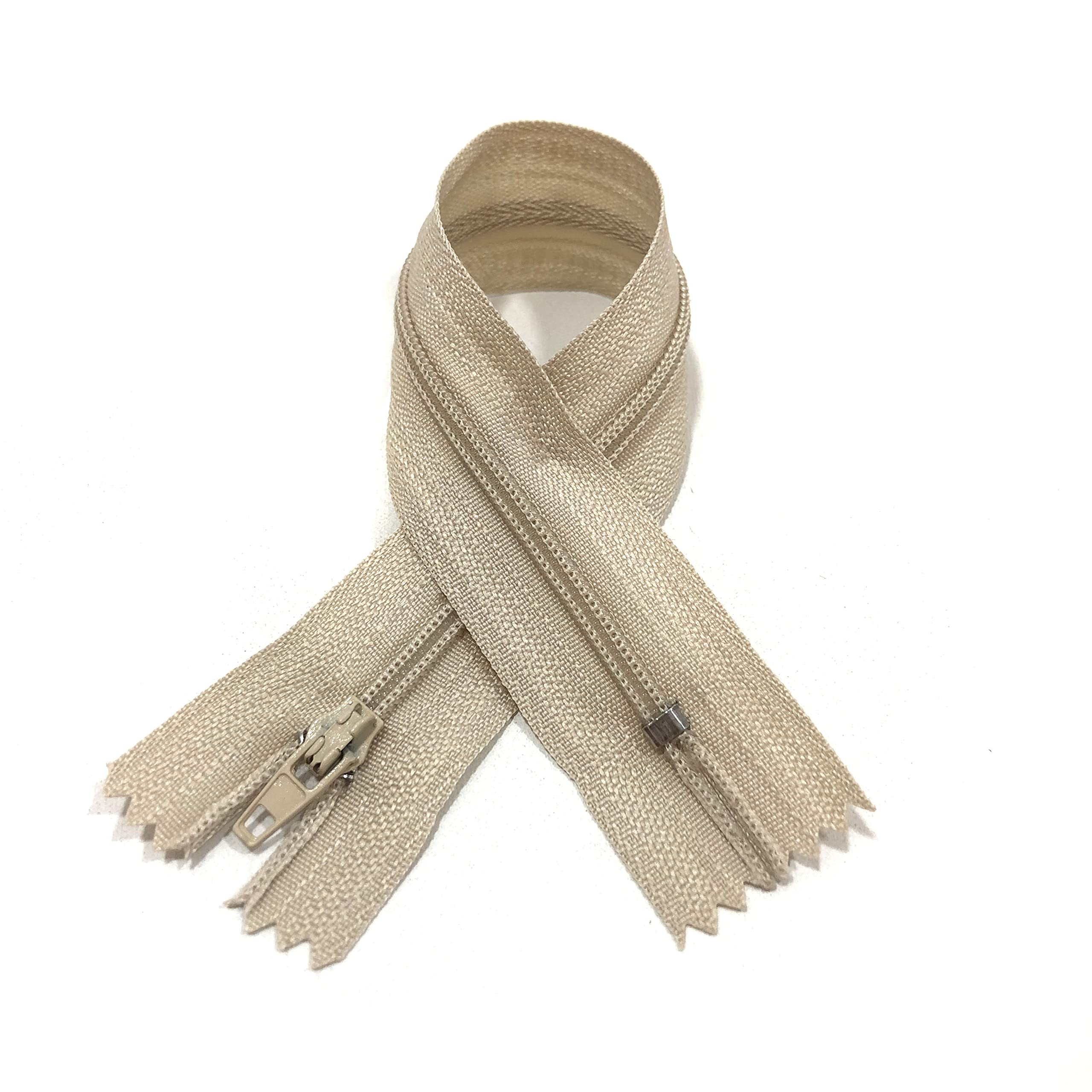 JYC CREATIVE Pack of Closed Nylon Zippers No. 3, Available in 24 Colors and Measurements, Zipper for Sewing, Zipper for Sewing Clothes, Zippers for Sewing,