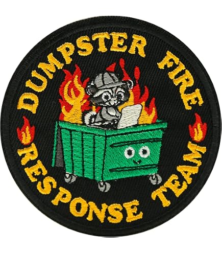 Lustiger Feuer-Aufnäher – Cartoon Katze Mit Klett, 7,6x7,1 Cm | Für Rucksack, Mütze & Jacke