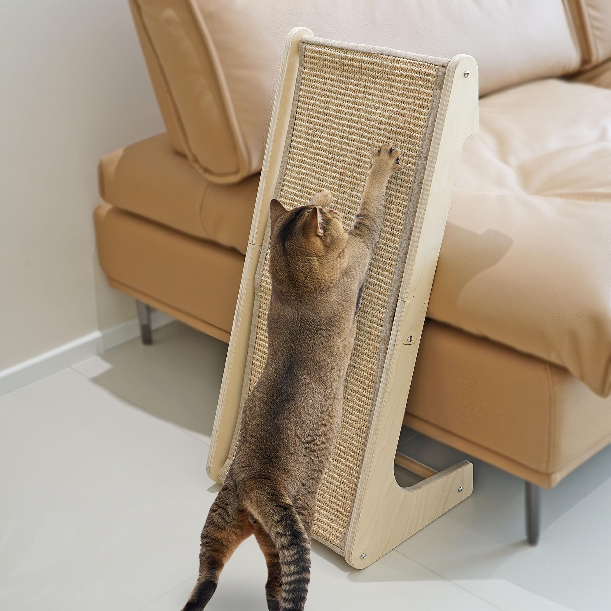 Picture of Cat Scratcher, Cat Scratching Post, L-Shape Cat Scratching Pad, 27 Inch ...