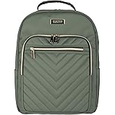 Kenneth Cole REACTION Women's Chelsea Chevron 15" Laptop and Tablet Backpack, Olive