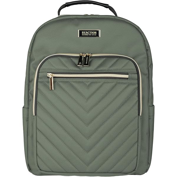 Kenneth Cole Reaction backpack in beautiful olive green. EUC Amazon.com: Kenneth Cole REACTION Sophie Backpack, Olive, 15  main image 4