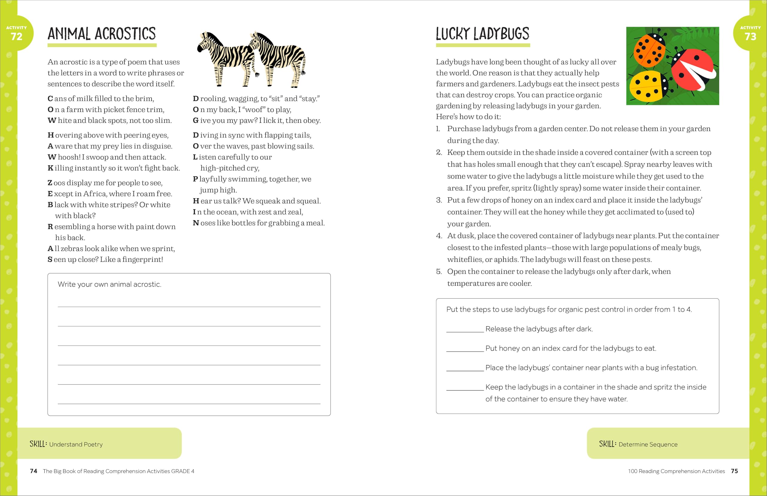 The Big Book of Reading Comprehension Activities, Grade 4: 100 Activities for After-School and Summer Reading Fun The Big Book of Reading Comprehension Activities, Grade 4: 100 Activities for After-School and Summer Reading Fun Paperback Kindle