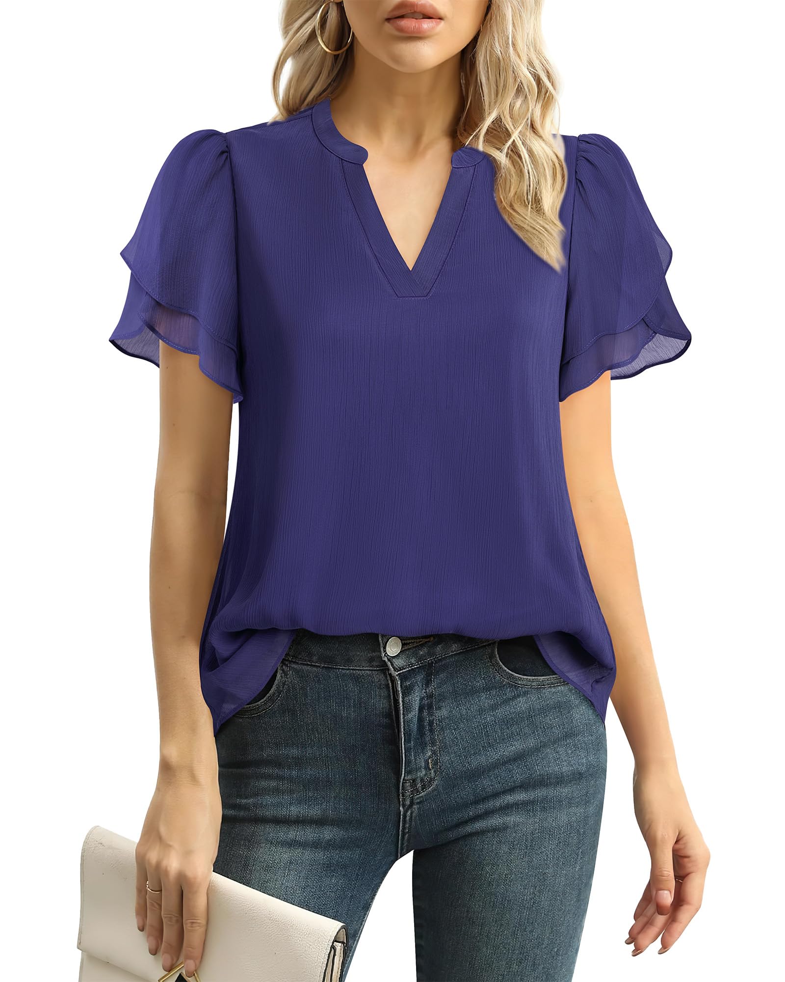 Blouses for Women Dressy Casual, Womens Tops Summer