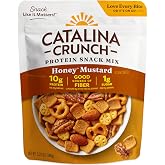 Catalina Crunch Protein Snack Mix, Honey Mustard, 5.25 oz Bag (Pack of 1) | 10g Protein, 1g Sugar per Serving, Good Source of Fiber, Gluten Free, Packaging May Vary