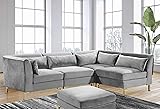 Iconic Home FSA9258-AN Girardi Modular Chaise