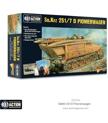 Warlord Games Bolt Action Sd.Kfz 251/16 Flammenpanzerwagen - 1:56 Scale WWII Plastic Model Kit - View #7