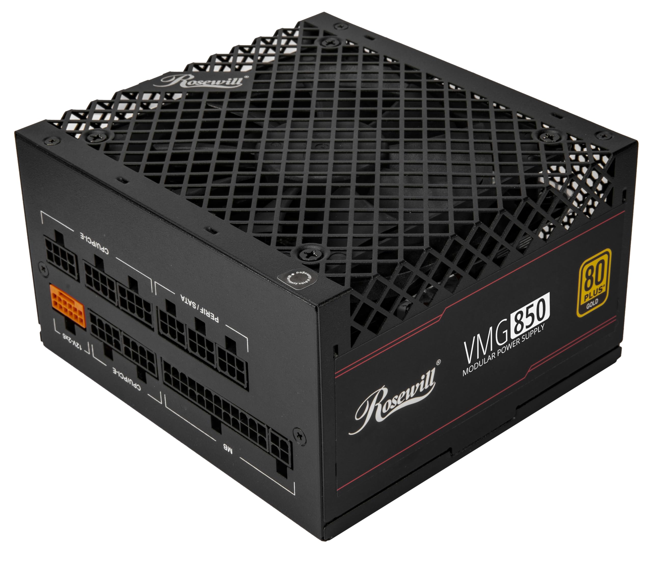 Photo 1 of Rosewill VMG 850W 80+ Gold, ATX 3.0 & 3.1 Compatible, Full Modular Low-Noise Power Supply, PCIe 5.1 12V-2x6 Connector, 100% Japanese Electrolytic Capacitor, 120mm FDB Silent Fan - 5 Year Warranty