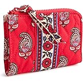Vera Bradley Women's Premium Cotton Zip Card Pouch