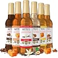 Matteo's Barista Style Sugar-Free Coffee Syrup, 6 Flavour Variety Pack, Zero Calories and Sugar, Keto-Friendly Coffee Syrups,