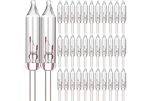 Mudder 200 Count 2.5V Christmas 50/100/150/200 Count Mini Incandescent Wire String Lights Replacement Bulbs Indoor/Outdoor Christmas Lights Decorations for Home Xmas Tree(Warm White)