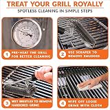 Grill Guard 18'' BBQ Grill Cleaning Brush & Scraper Stainless Steel view 5