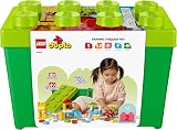 LEGO DUPLO Deluxe Brick Box 85 bricks Car Figures Storage view 7