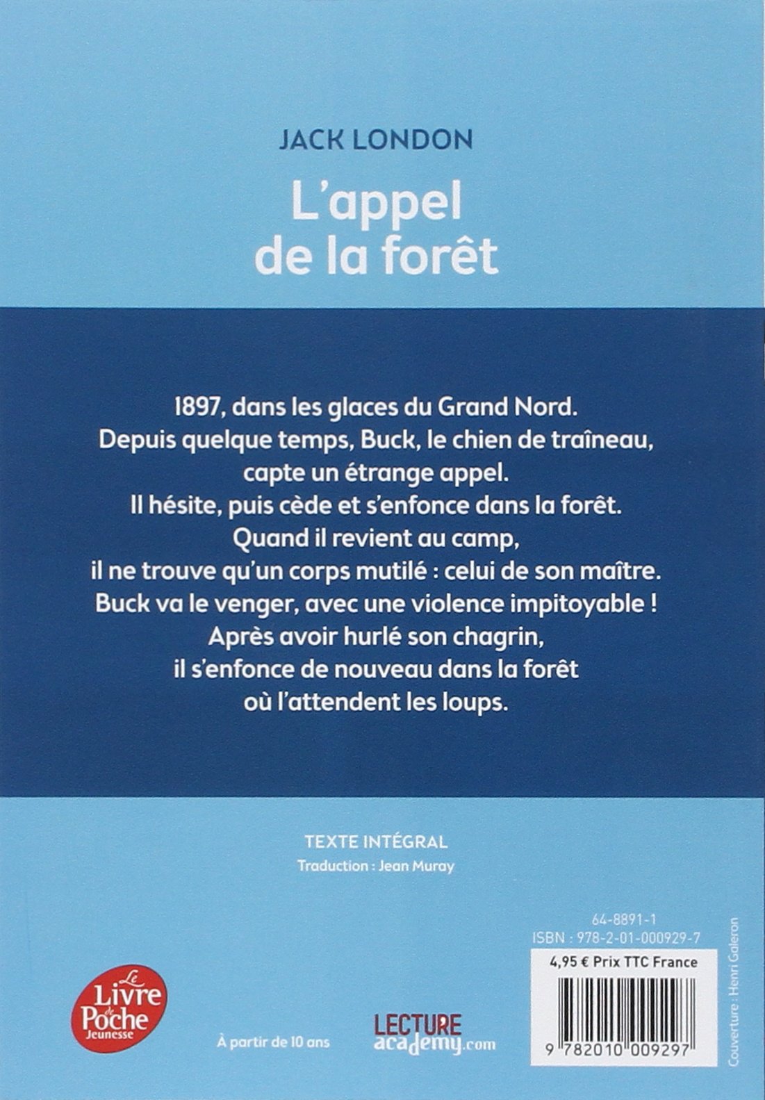 Appel De La Foret L London Jack Galeron Henri Muray Jean Textbooks Amazon Canada