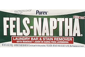 Fels Naptha Laundry Bar and Stain Remover, 5.0 Ounce (4 Bars) by Fels Naptha