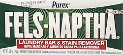 Fels Naptha Laundry Bar and Stain Remover, 5oz