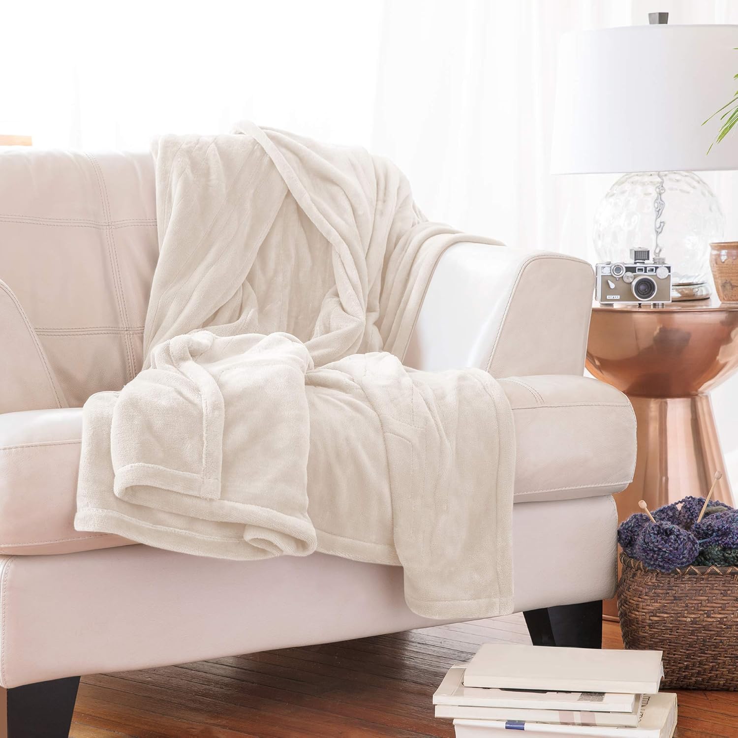 SensorPedic Heated Electric Blanket with SensorSafe, Full, Ivory: Home & Kitchen