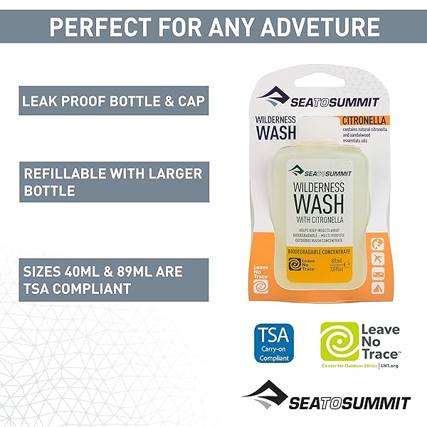 SEA TO SUMMIT CITRONELLA WILDERNESS WASH (3 OUNCE/ 89ML)