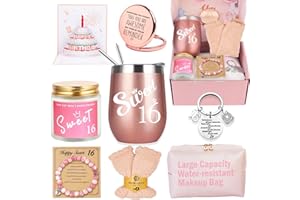 Sweet 16 Birthday Gifts for Girls, 16th Birthday Gifts Basket for Best Friends Female Sister Mom Wife Daughter Her Girlfriend