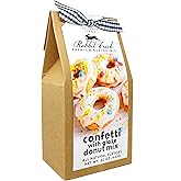 Rabbit Creek Confetti Donuts Mix – With Frosting Glaze Included – Baked Donuts, Not Fried – Donut Baking Mix