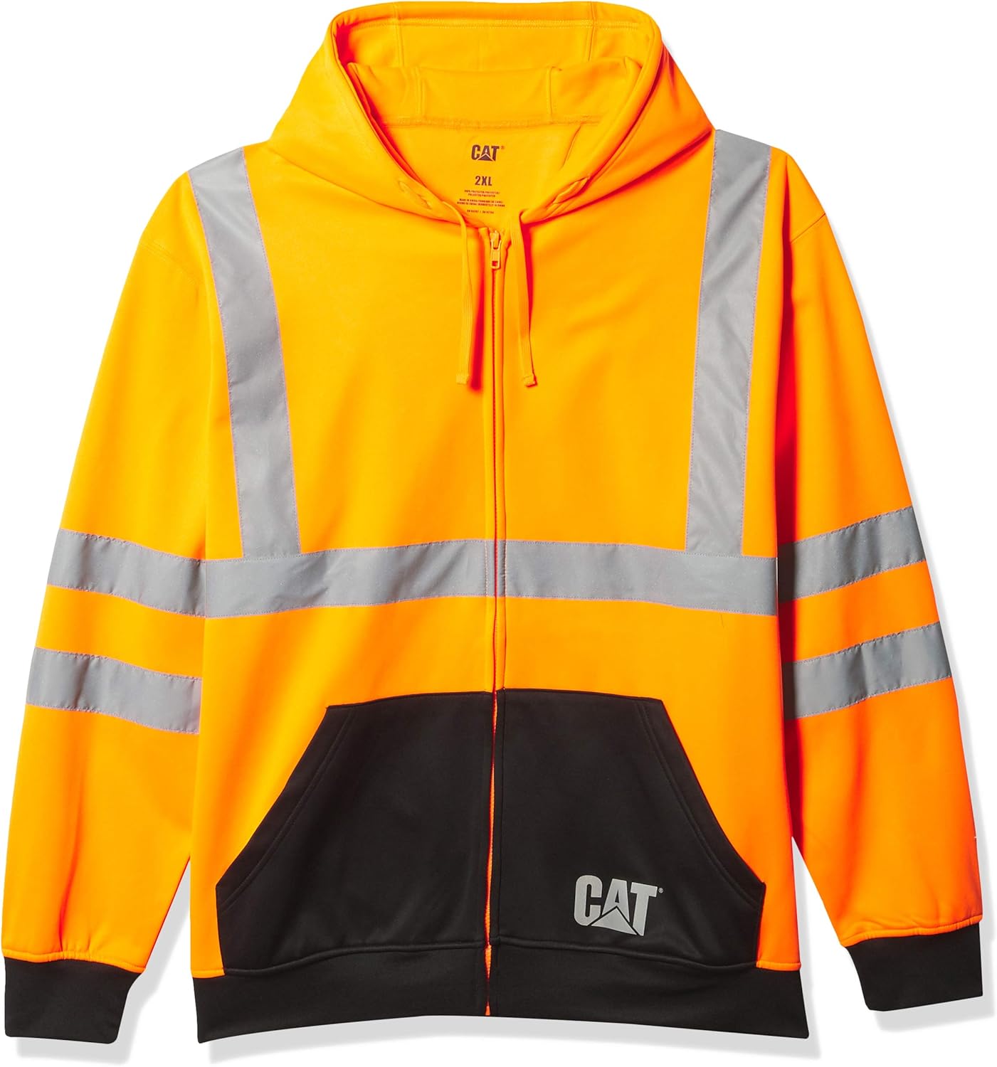 caterpillar hi vis hoodie