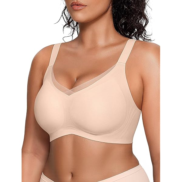 commando Chic Mesh Plunge Underwire Bra | Sheer Support Bra with
