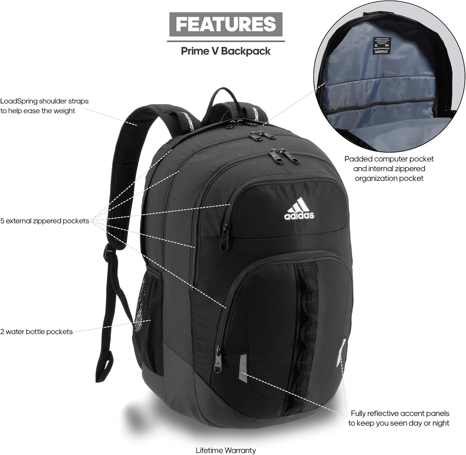 adidas backpack warranty canada