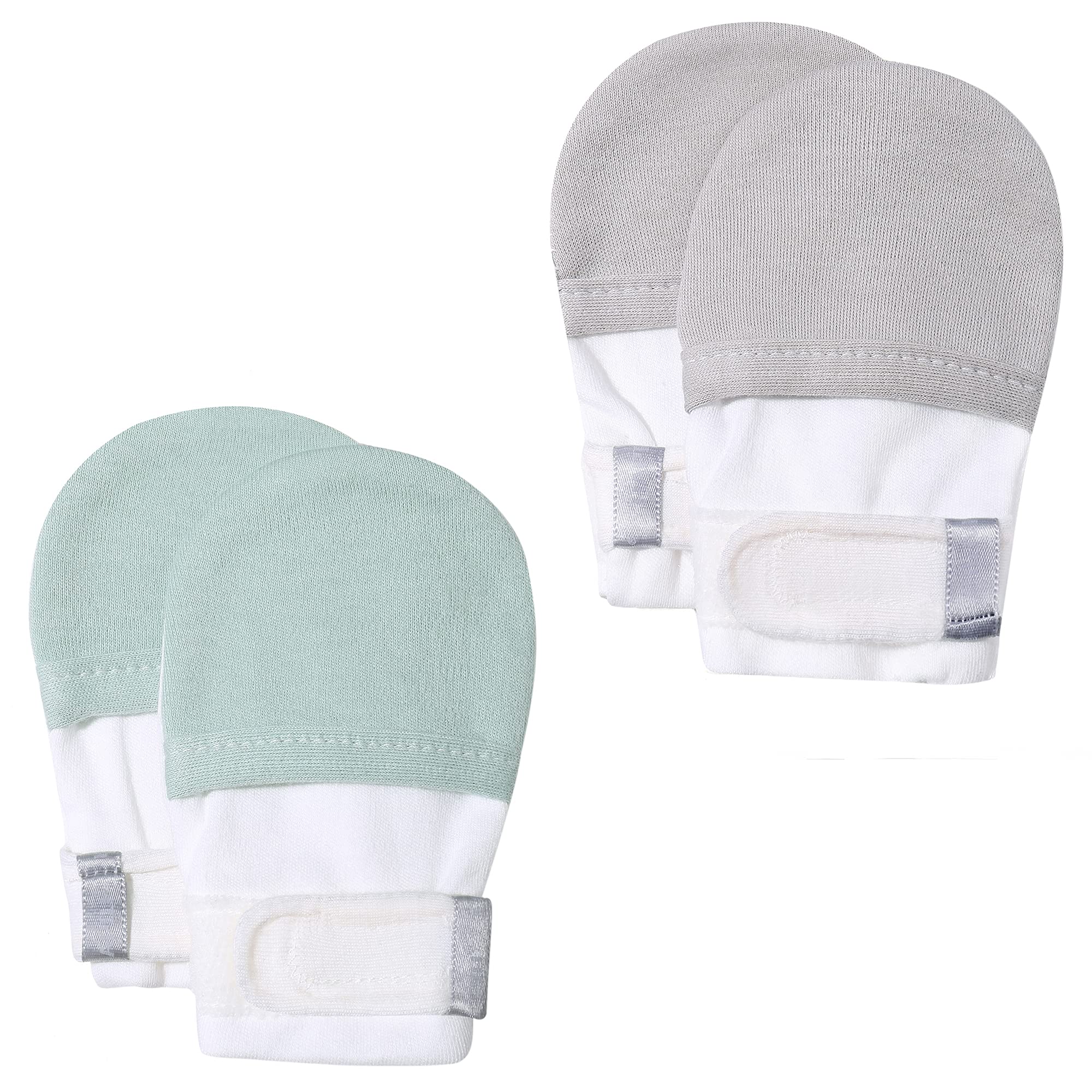 Photo 1 of HAPIU Baby Mitten, 2 pack, Sage&Storm, 6-12 Months