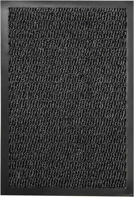 UAREHOME HEAVY DUTY NON SLIP BARRIER MAT LARGE SMALL RUGS RUNNER KITCHEN  DOOR HALL (40x60, Grey)