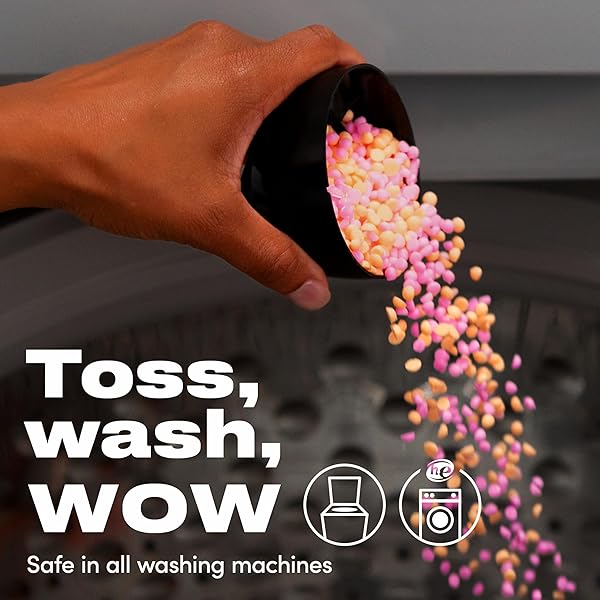 DOWNY UNSTOPABLES FUSIONS SCENT DUOS LAUNDRY SCENT BOOSTER BEADS, SUNSET AND CITRUS SCENT, 21.1 OZ, 24HR NON-STOP FRESHNESS WITH 2 IN 1 DUAL SCENT LAUNDRY SCENT BEADS