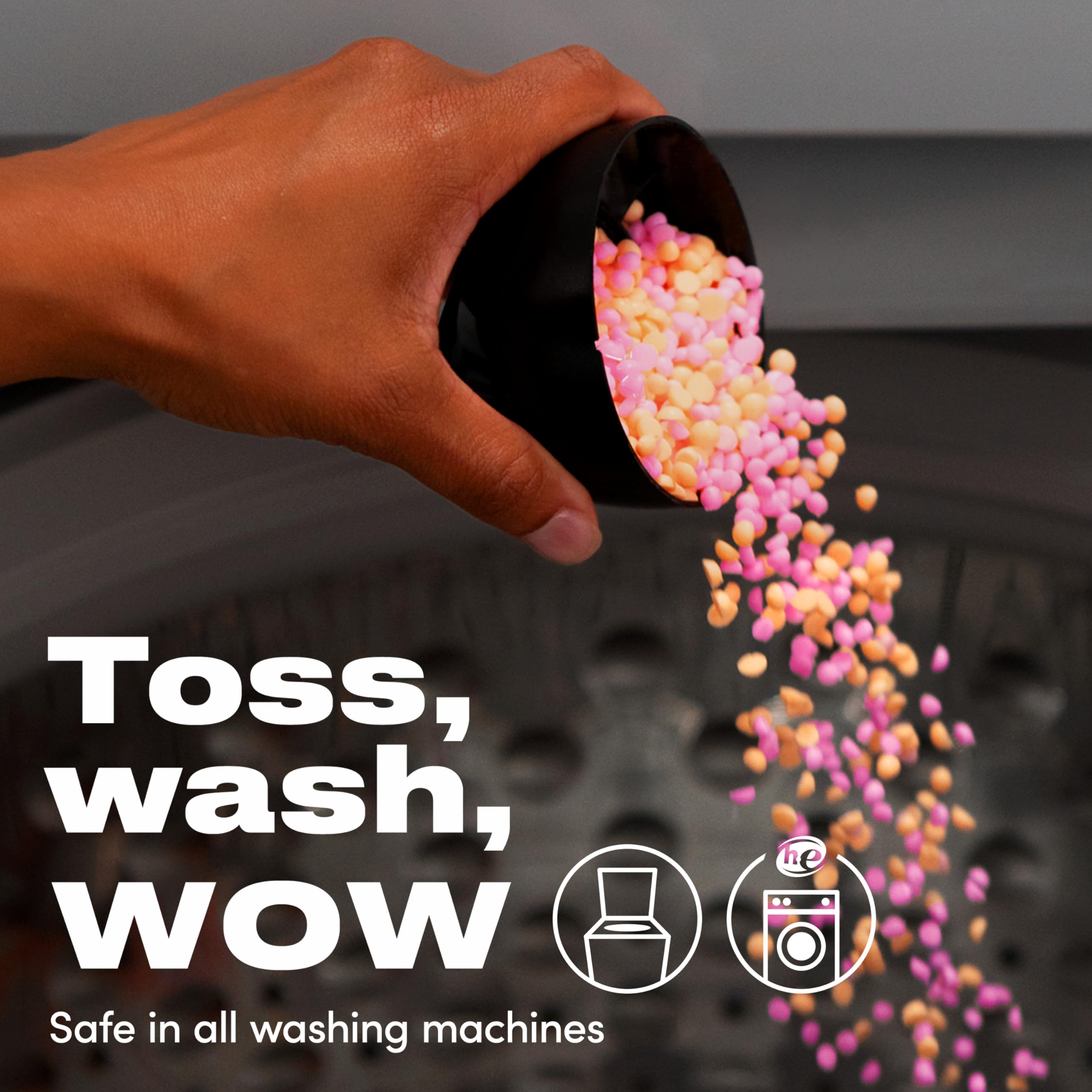 Downy Unstopables Fusions In-Wash Laundry Scent Booster Beads, Sunset and Citrus Scent, 21.1 oz, 2-in-1 All Day Freshness, Downy Scent Booster Beads, Laundry Scent Boosters