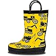 Lone Cone Elementary Collection - Premium Natural Rubber Rain Boots with Matte Finish for Toddlers and Kids