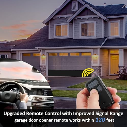 relayinert Black Garage Door Opener Remote 890MAX Garage Door Opener Door Opener Remote Opener Remote 2PCS