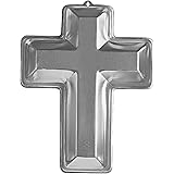 Wilton Cross Cake Pan, Silver, Aluminum