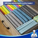 MR.SIGA Microfiber Cleaning Cloths 24 Pack 12.6 x 12.6 inches 32x32cm view 3