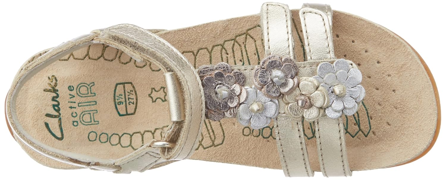 clarks rio flower metallic