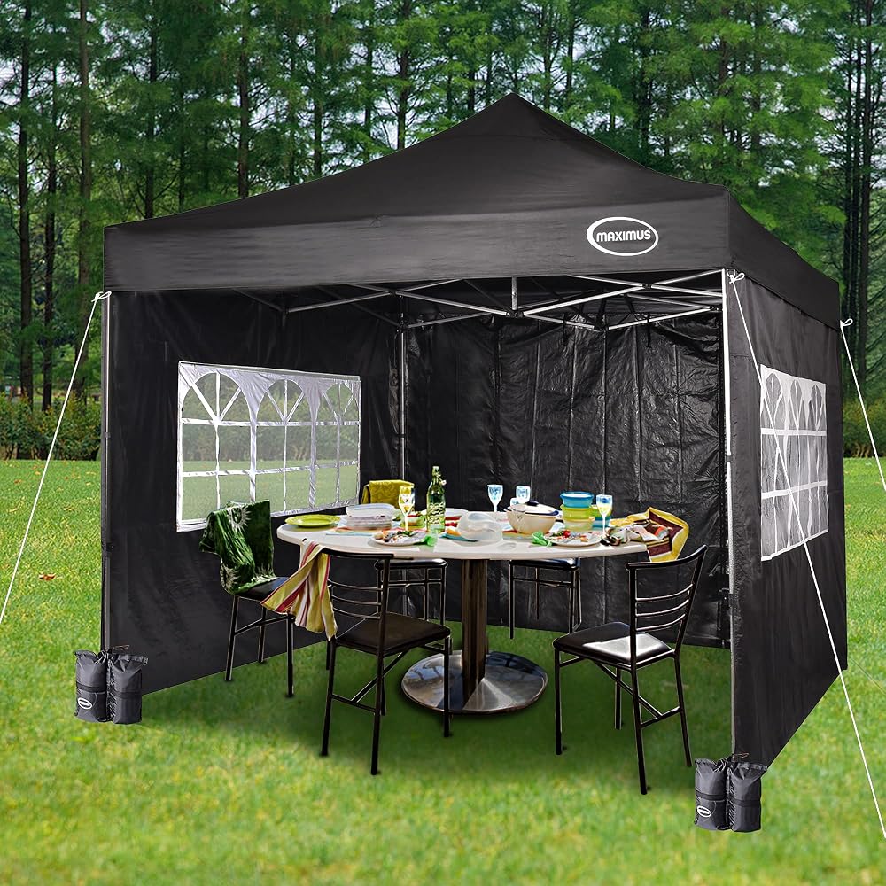 Maximus Heavy Duty Pop Up Gazebo 3m x 3m Commercial Market Stall