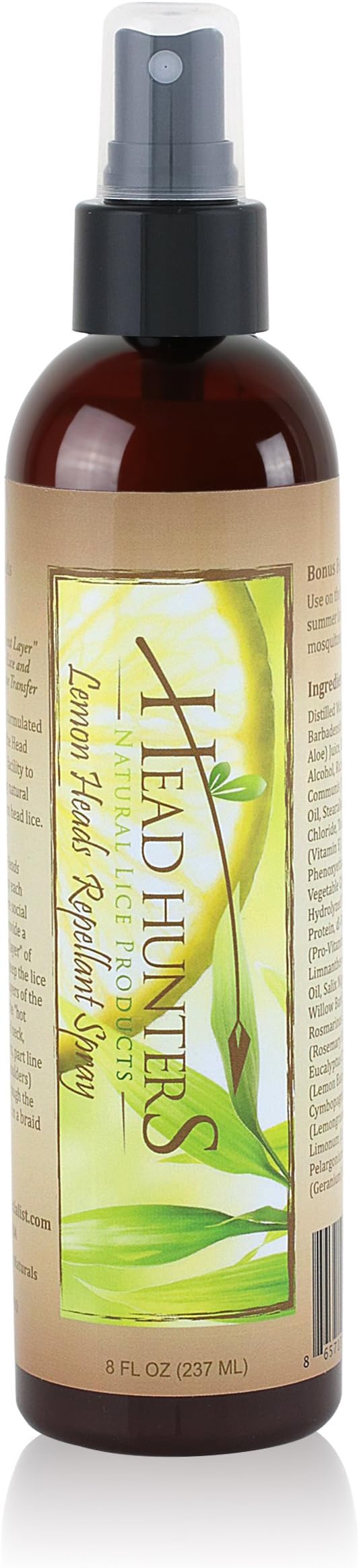 Head Hunters Naturals Lemon Heads Lice Repellent Spray 236mL