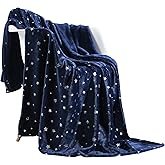 NANPIPER Throw Blanket, Ultra Soft Thick Microplush Bed Blanket, All Season Premium Fluffy Microfiber Fleece Throw for Sofa Couch (Twin Size 65