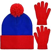JcHrmers Halloween Character Cosplay Costume Include Beanie Hat and Gloves for Men Women Party Dress Up