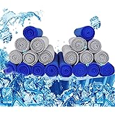 Tagefa Cooling Towel 20 Pack (40"x12") Ice Towels, 160GSM Soft Breathable, Super Absorbent, Quick Cold Towel, for Bowling, Yoga, Travel, Camping, Golf, Football, Hiking, Outdoor Work