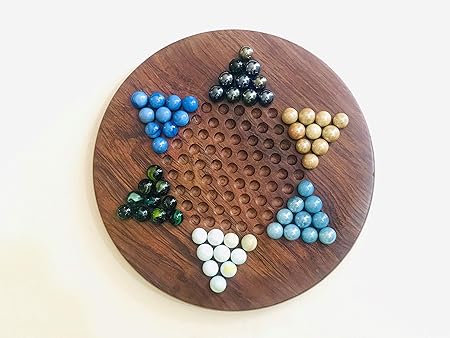 Chaya Nisarga Chinese Checkers of Rose Wood Material