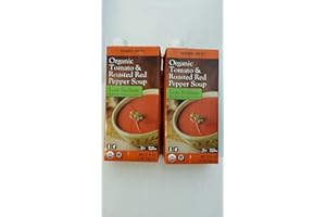 Trader Joe's Tomato and Roasted Red Pepper Soup Low Sodium Pack of 2