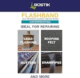 Bostik Flashband Self Adhesive Flashing Tape Roofs Grey 225mm x 10m view 6
