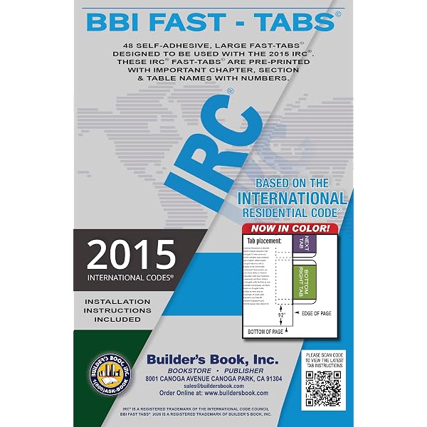 2015 International Mechanical Code Fast-Tabs: Builder's Book, Inc