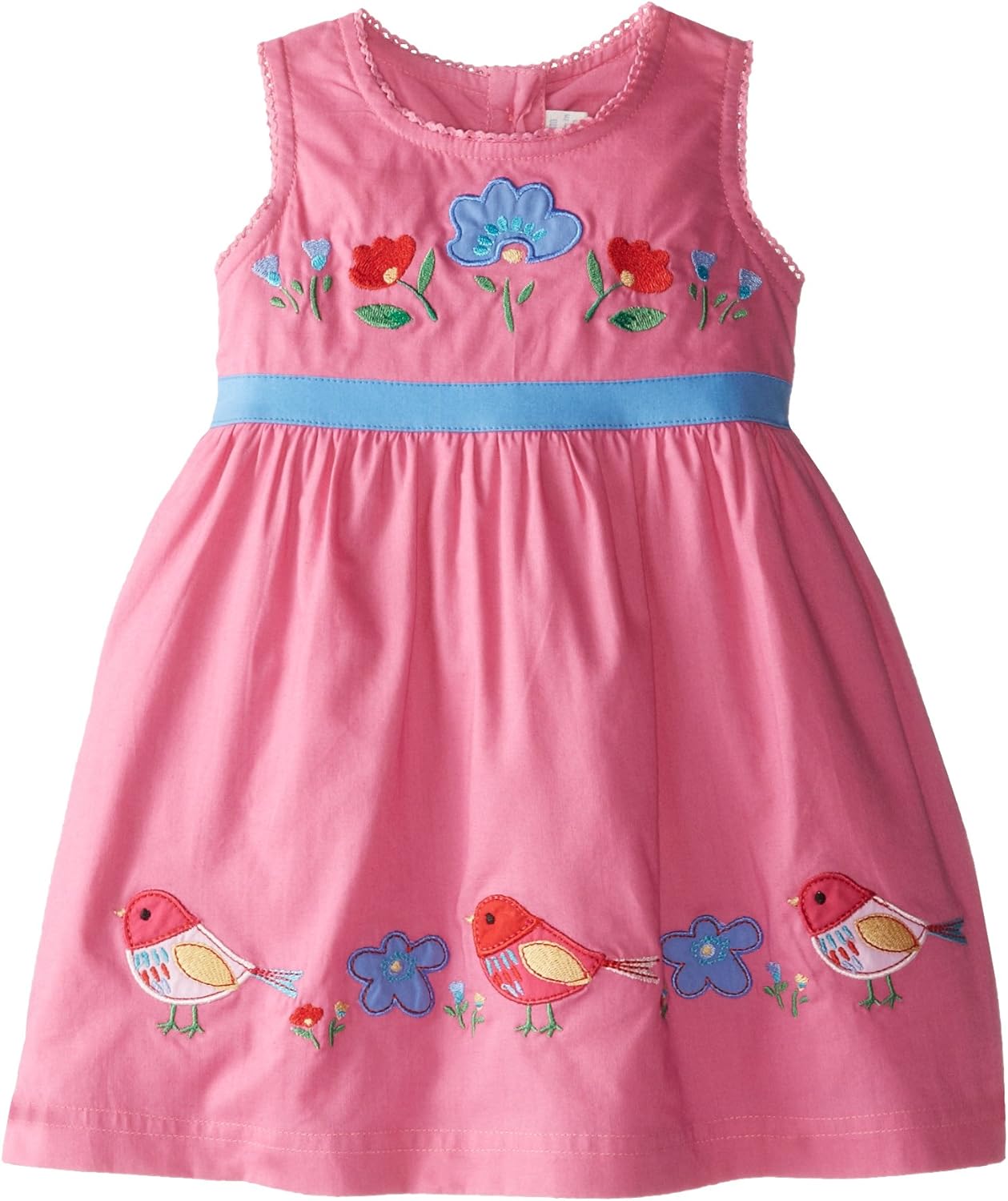 Jojo Maman Bebe Baby Girls' Birdie Dress, Orchid, 6 12