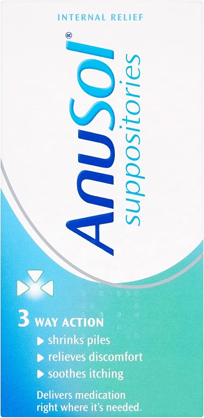Anusol Haemorrhoids Tablets - 24 Suppositories Piles Treatment Brand