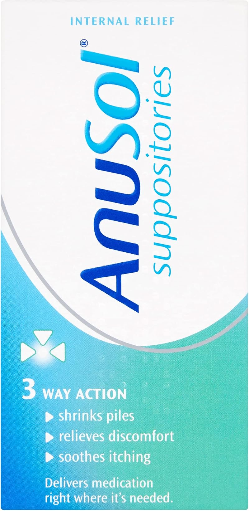 Anusol Haemorrhoids Tablets - 24 Suppositories Piles Treatment Brand
