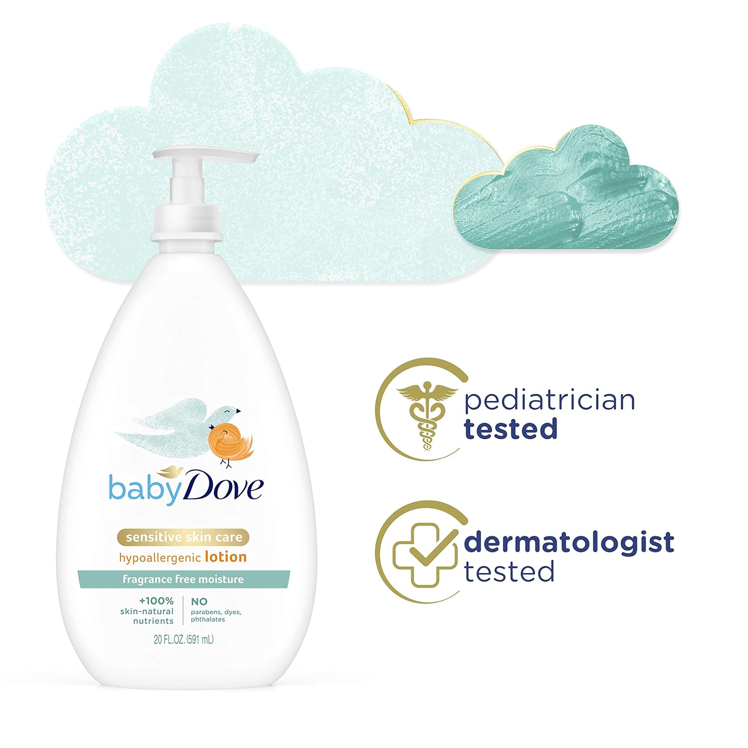 Baby Dove Face and Body Lotion Rich Moisture 20 oz: Beauty